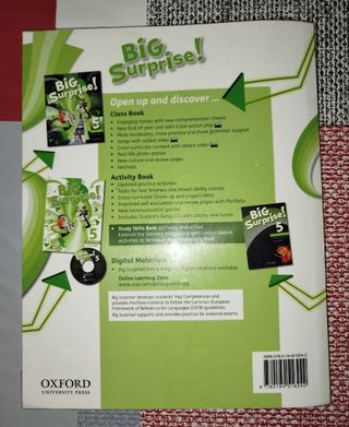 LIBROS INGLES BIG SURPRISE 5 PRIMARIA 