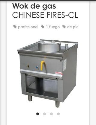 Wok de gas marca Bertrand