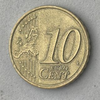 10-04059-España 10 cent € -  2021 - cuño roto bahi