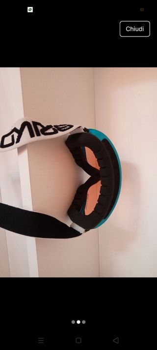 Casco sci Mivida taglia s Maschera Briko bambino