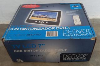 TV COLOR TFT 7" DENVER DFT 711D con DVB-T 