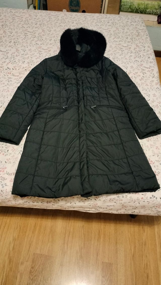 Piumino lungo Mabrun nero