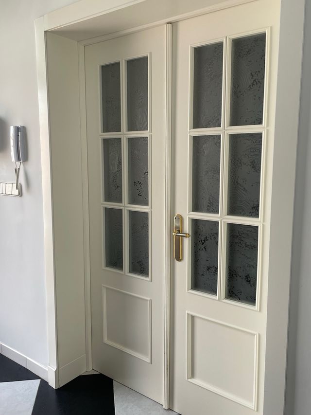 Puertas paso - 4 unidades-tres de cristal