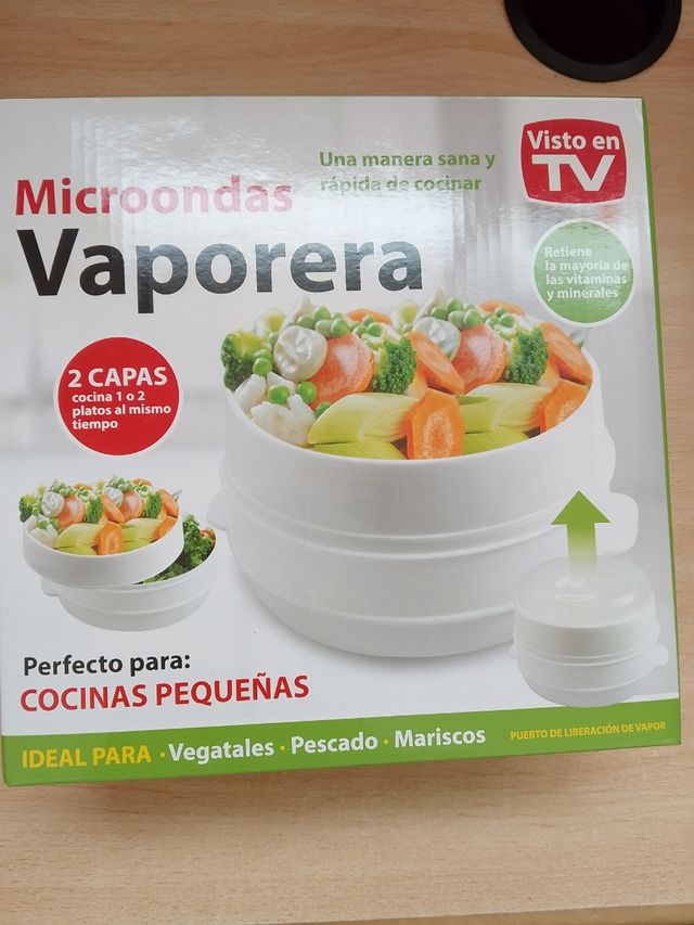 Vaporera Microondas 2 Capas