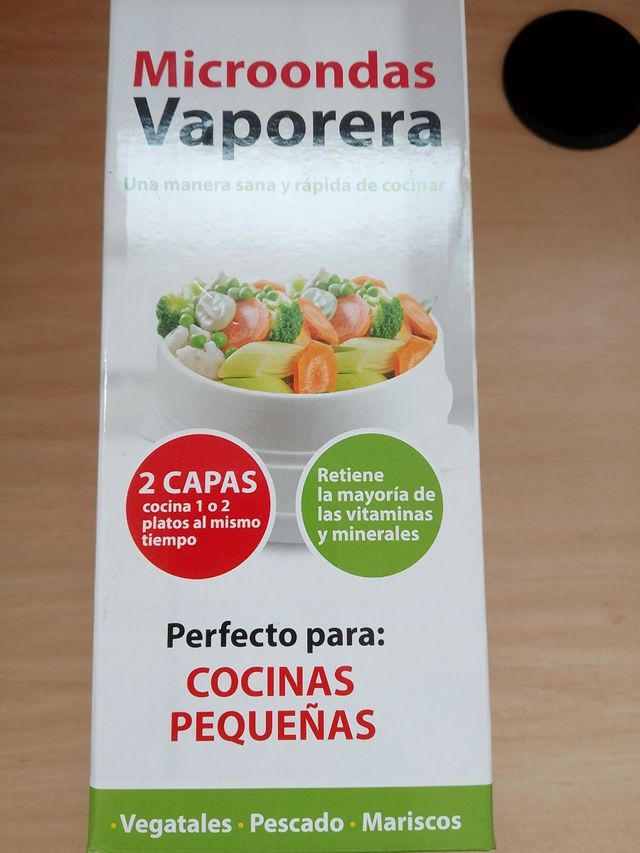 Vaporera Microondas 2 Capas