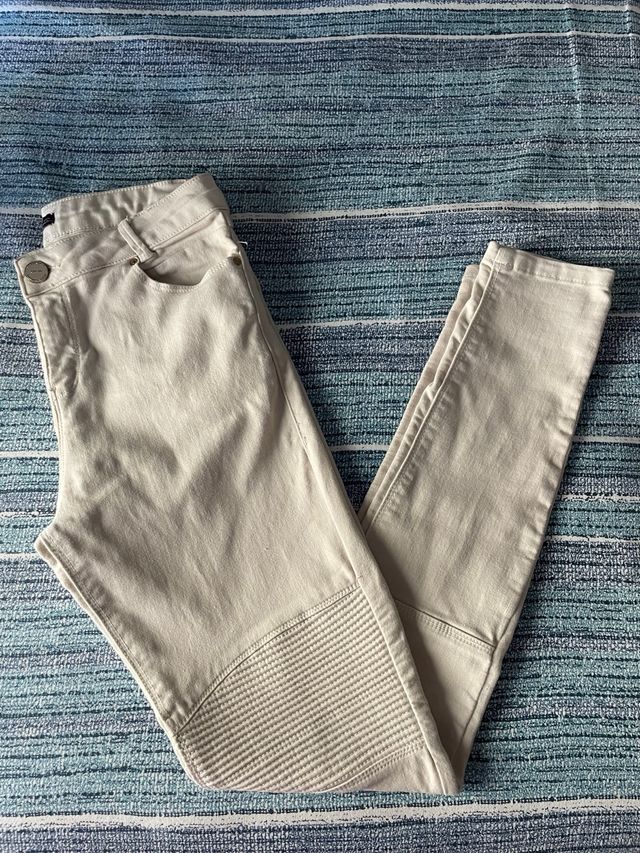 Pantalone Skinny Bershka Panna Donna