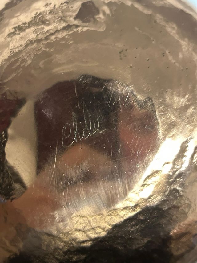 3 Cuencos cobre artesanales Chile