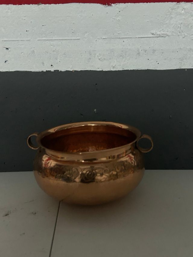 3 Cuencos cobre artesanales Chile