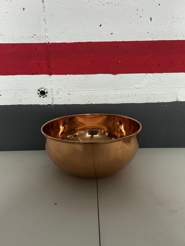 3 Cuencos cobre artesanales Chile