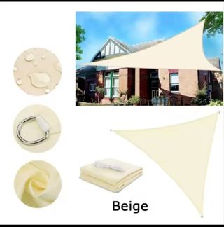 Toldo Vela Triangular 5X5X5 Impermeable