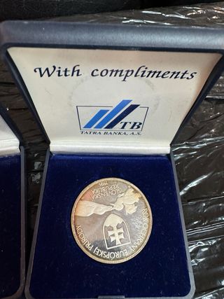Monedas Plata Eslovaquia 200 Sk 1995