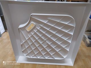 Plato ducha 80x80 cm blanco con sifón de diseño