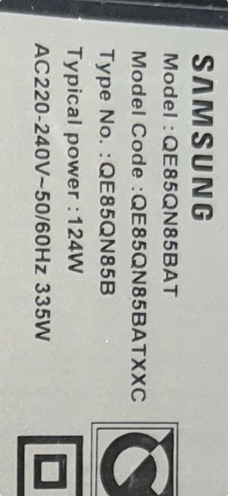 TV Samsung NEO QLED 85" - Impecable