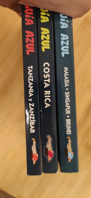 Lote guías Malasia Singapur C. Rica Tanzania Zanzí