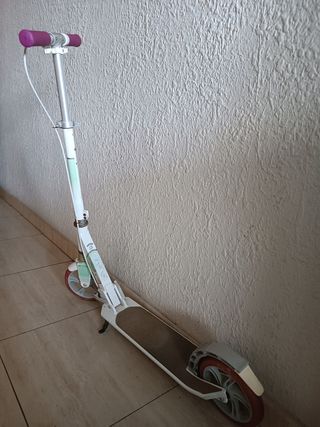 Patinete Oxelo plegable blanco