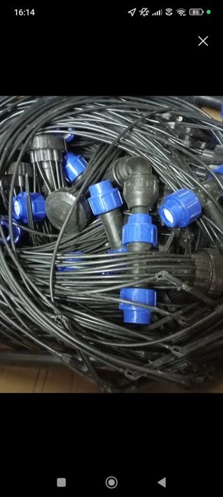 Kit riego por goteo + bomba 3500l