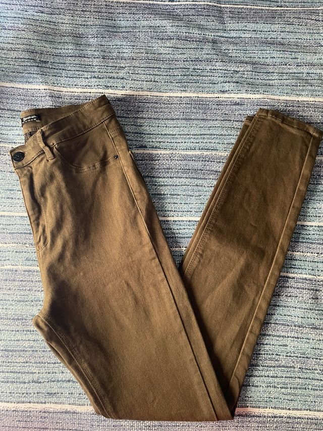 Pantalone Skinny Stradivarius Donna VerdeBottiglia