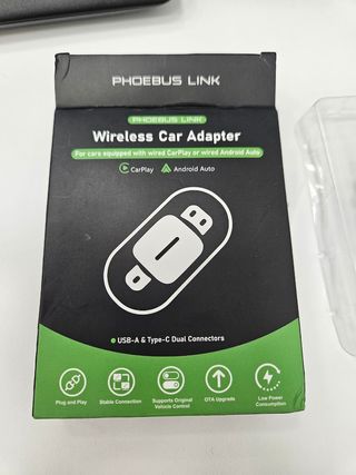 Adaptador inalámbrico CarPlay & Android Auto