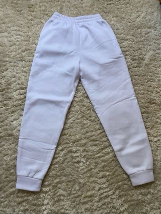 Pantalones chándal shein blancos