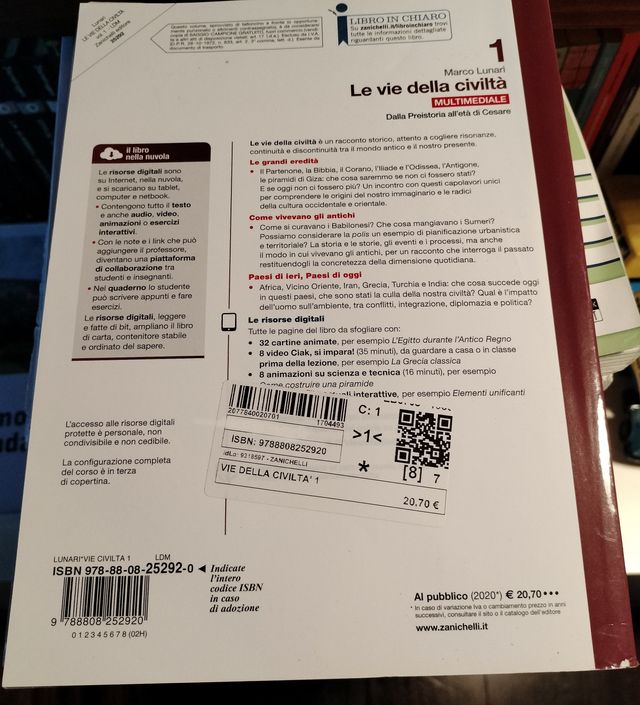 Le vie della civiltà Vol.1