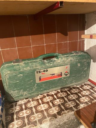 Cortadora  Rubi TS-40 y cortadora de terrazo