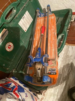 Cortadora  Rubi TS-40 y cortadora de terrazo