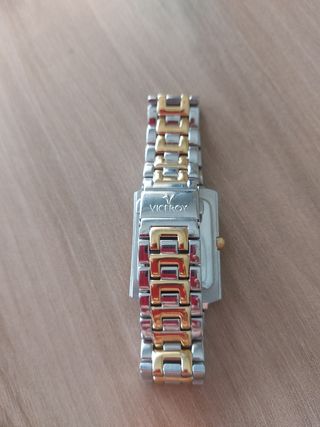 Reloj Viceroy cuadrado oro plata