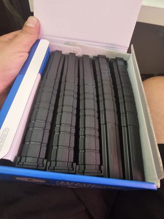5 cargadores G&G 120R Mid-Cap airsoft
