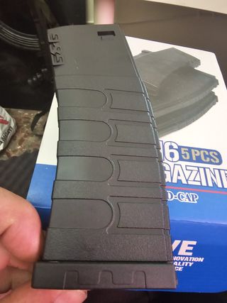 5 cargadores G&G 120R Mid-Cap airsoft