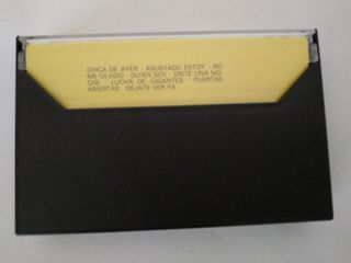 Nacha Pop - Cassette Chica de Ayer