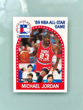 Carta NBA Michael Jordan All Star #21 Hoops 89-90