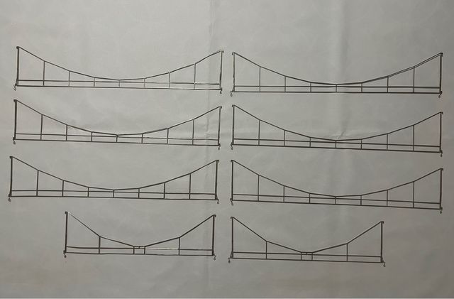 Lote 8 conexiones transversales Märklín H0
