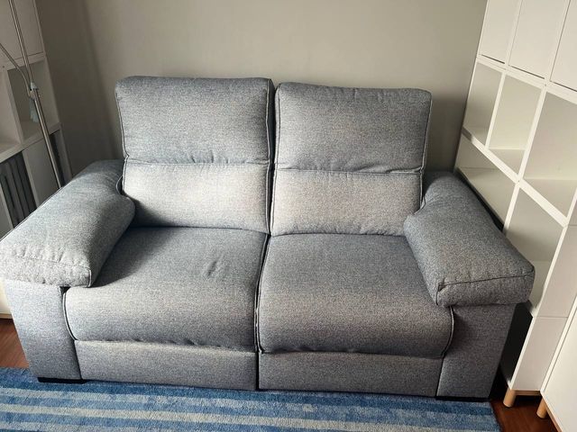 Sofá 2 plazas gris - Relax