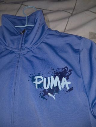 Sudadera Puma vintage lila mujer