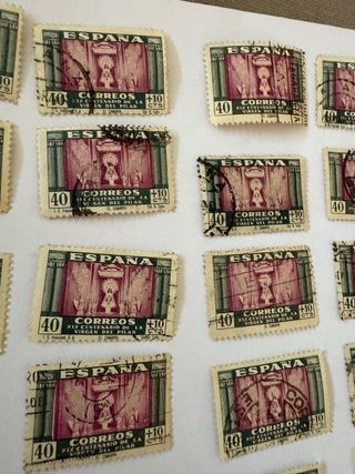 Sellos España - 33 sellos usados
