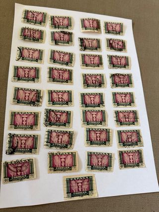 Sellos España - 33 sellos usados