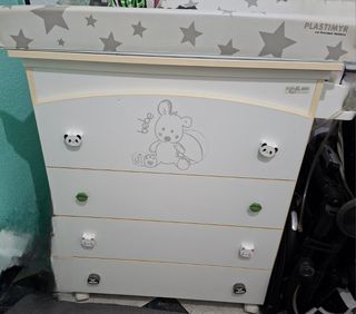 Cómoda cambiador bebé BABYKLASS