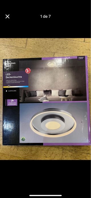 Candeeiro LED Livarno - Novo