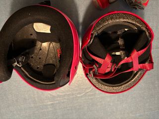 Casco y guantes nieve niño