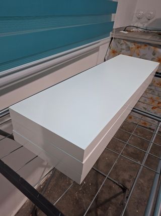 Estanterías IKEA blancas - 3 uds.