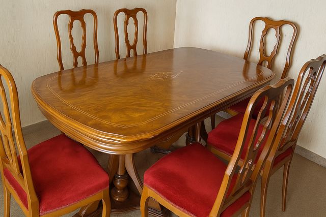 Mesa Comedor Madera + 6 Sillas