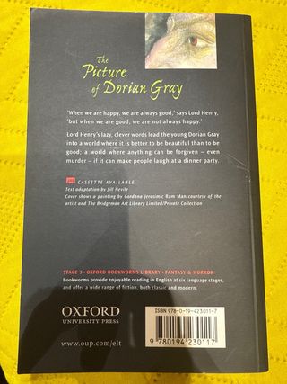 Libro “The picture of Dorian Grey”