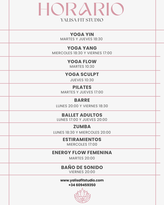 Clases de Yoga en Yalisa Fit Studio - Yog Valencia