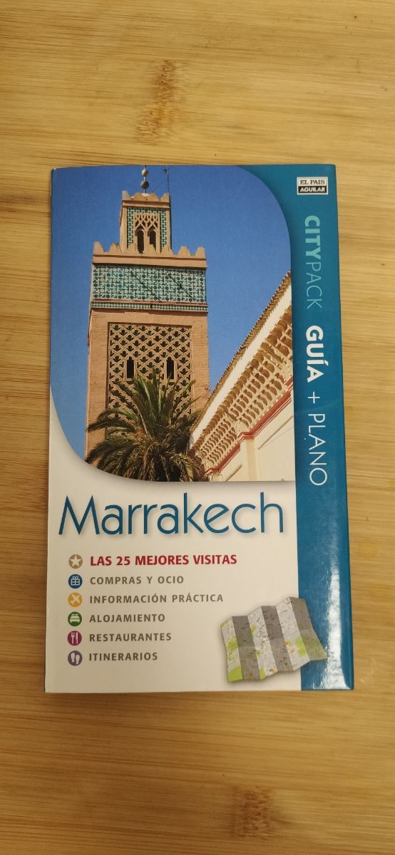 Guía y plano Marrakech edición de bolsillo