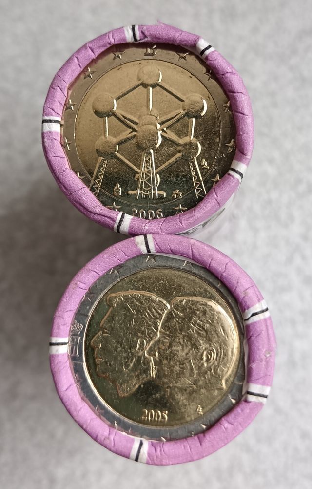 2 euros Bélgica varios años