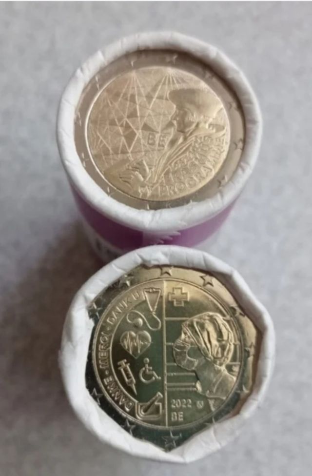 2 euros Bélgica varios años