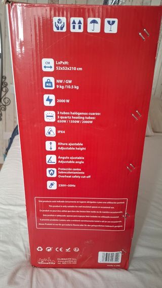 Calefactor exterior Pur Line Heat Ex2000 - 2000W