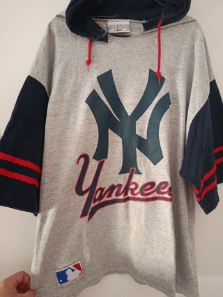 Camiseta Yankees | Hoodie Gris Azul