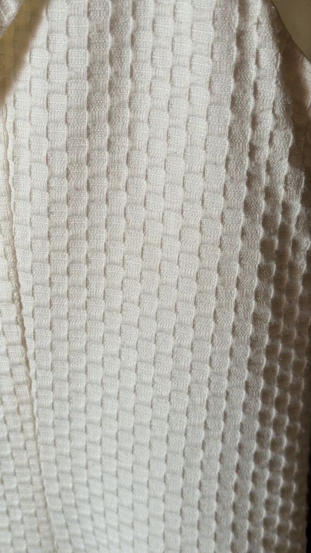 Vestido color crema tejido - Talla M