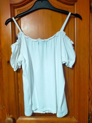 Blusa blanca niña 13-14 años